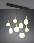 Trio Diva 319800808 kaskaadlamp: must, valge, kuldne