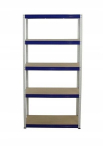 Metallist riiul Helios 180x120x50 cm, 5 riiulit, 400 kg/riiul