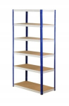 Metallist riiul Helios Hnw 180x180x60 cm, 6 riiulit, 275 kg/riiul