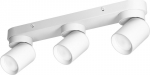 Valge Led lae/seinavalgusti 3 Gu10 pistikupesaga, reguleeritav