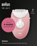 Braun Silk-&eacute;pil 3 epilaator massaažipeaga