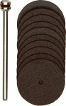 Proxxon 22 mm korund l&otilde;ikekettad 2,35 mm varrega, 10 tk.