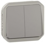 Kahe v&otilde;tmega l&uuml;liti Ip55 hall Plexo 069525l