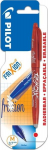 Pen Pilot Frixion Ball punane 0,7 mm koos lisapliiatsidega