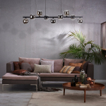 Estera Black 9 rippvalgusti klaasist gloobustega