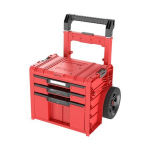 Qbrick System Pro Cart 2.0 Plus Drawer 3 Red Ultra Hd &ndash; ratastega kast
