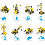 Woopie 8w1 Steam Constructor: s&otilde;idukid ja masinad