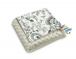 Sensillo minky pleed 75x100cm, hall "rahvalik" disain