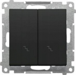 L&uuml;liti Simon 55 topelt, 10 Axe, 250 V, must matt