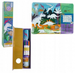 Silikoonist joonistus- ja m&auml;ngumatt dinosaurustega