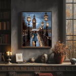 Numbritega maalimise komplekt 40x50 cm, Jalutusk&auml;ik Londonis, Oh-art, ANG1086, 40x50 cm