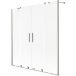 Vannisein Mexen Velar Duo, 150 x 150 cm, harjatud nikkel/matt klaas