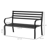 Aiapink 127x58x82 cm must metall