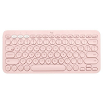 Logitech K380 juhtmevaba Bluetooth-klaviatuur arvutile, USA paigutus - roosa