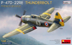 Liimitav mudel MiniArt 48047 P-47D-22RE Thunderbolt French Service Basic Kit 1/48