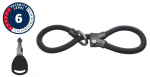 Ketilukk - ABUS - Infinity Loop 1806 - 140 cm - Paindlik - Kahekordne reguleeritav silmus