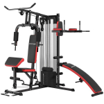 Mitmefunktsiooniline treeningjaam 225x175x200 cm must, teras