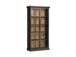 Vitrina Lucca W2D, must/pruun