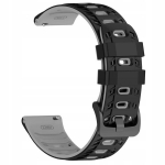 &bdquo;BestAccessories" silikoonist kellarihm 22mm, must-hall