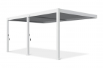 Paviljon Pergola deluxe wall 3.6x5.3, valge (paigaldatakse seinale)