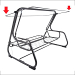 Terrassi varikatuse raam Parma 118 x 213 cm antratsiithall teras