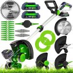 Akutoitega murutrimmer WUBER SHARE+ SYSTEM, 20V, 2x2.0Ah, 300 mm