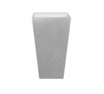 Kivimassist jalaga valamu Besco Vera Glam Silver, 40 x 50 x 85 cm