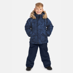 Poiste komplekt WINTER, t.sinine mustriga/ t.sinine 104