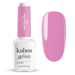 Kabos Gelike 057 Wild Rose Pink, 8 ml &ndash; intensiivne h&uuml;briidne geellakk, s&uuml;gav metsroosa