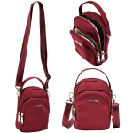 V&auml;ike Crossbody-Kott Rosella Tume Punane