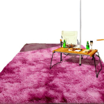 Moodne kohev vaip, tie-dye vaip, hubane p&otilde;randamatt., Tie dažyti vyno raudonai