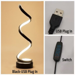 LED laualamp, Juoda