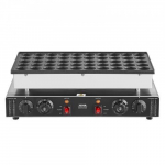 Pannkoogimasin, 50 mini Hollandi pannkoogi elektrigrill, 53.3x30x18 cm, h&otilde;bedane, roostevaba teras