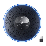 Veebikaamera Audio konverentsi k&otilde;lar - Emeet OfficeCore M2 juhtmevaba konverentsi k&otilde;lar (4 mikrofoni, 360&deg; heli, USB-C, Bluetooth, AUX) must