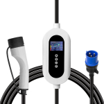 7 kW, 32 A, t&uuml;&uuml;p 2 elektriauto laadija, kaasaskantav elektriauto laadimiskaabel LCD-ekraaniga, reguleeritav vool 8&ndash;32 A, veekindlus IP65, 5 m / 16 jalga