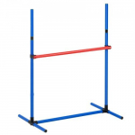 Koerte agility treeningkomplekt, 7-osaline takistusrada, reguleeritav, PVC