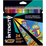 Bic Intensity v&auml;rvilised pliiatsid, 24 tk.