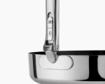 Joseph Joseph Space Steel 28 cm roostevabast terasest mittenakkuv pann kokkupandava k&auml;epidemega