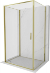Mexen Exo-3S 3-seinaline du&scaron;inurk 85 x 95 cm, l&auml;bipaistev, kuldne - 817-085-095-50-00-3S