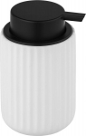 Keraamiline seebi dosaator, valge, 350 ml