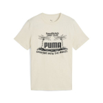 PUMA poiste vabaaja T-s&auml;rk MID90S PUMA GRAPHIC Tee III B Alpine Snow - 68515287, valge