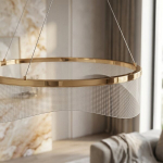 Rippvalgusti Toolight G144-Cp Gold 12X40X40