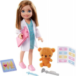 Nukk Barbie Chelsea Doctor &ndash; Karj&auml;&auml;r Mattel