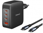 S&uuml;learvuti laadija Intenso W140a3c Gan 140w laadija koos Usb-c C520c kaabliga
