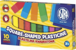 Ruudukujuline plastiliin 10 v&auml;rvi kooli jaoks
