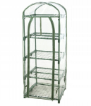 4-korruseline aiakasvuhoone PVC kattega 50x45x130 cm, roheline
