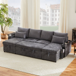U-kujuline magamissofa, 4 istele, hoidlaga, 272x131x84 cm