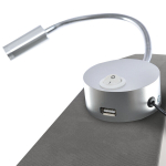 Disainvoodi peaotsaga, LED lamp, USB, 330 lbs, 1 tk