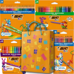 Bic suur loominguline komplekt lastele: pliiatsid, viltpliiatsid