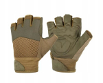 Taktikalised s&otilde;rmedeta kindad Helikon Half Finger Mk2 M, oliivroheline/koiott